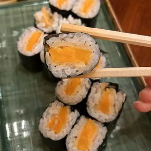 sweet potato tempura maki