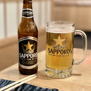 Good cold Sapporo - great way to start.