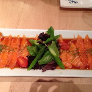 Salmon Carpaccio