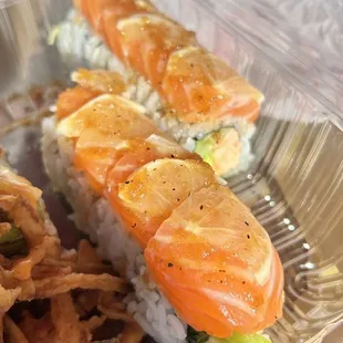 Salmon Lover roll. SO GOOD!!!