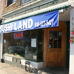 outside