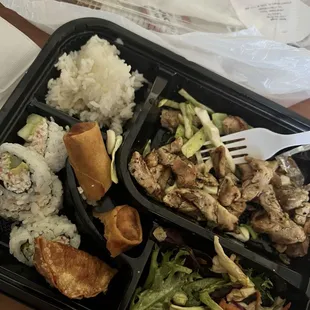 Chicken teriyaki bento box