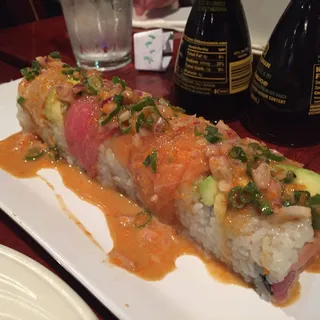 Double Rainbow Roll