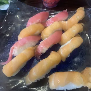 sushi and sashimi, sashimi, food, sushi