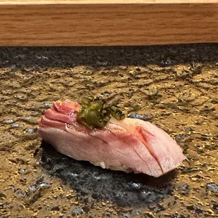 Tuna with shishito peppers