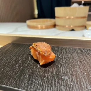 King salmon salted tomato