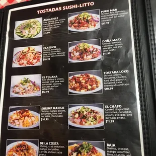 ramen and noodles, menu