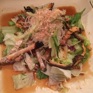 Salmon Skin Salad