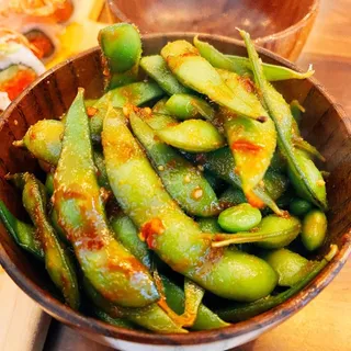 Garlic Edamame