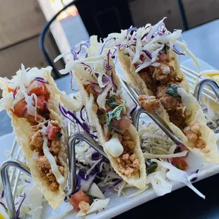 Mini Blackened Ahi Tacos