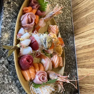 sushi and sashimi, food