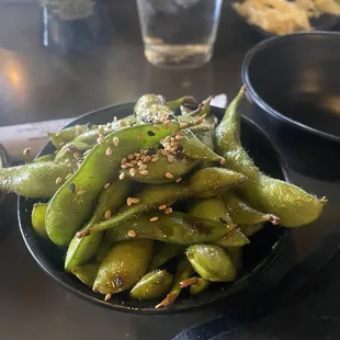 Garlic Edamame