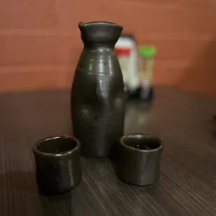 Large hot sake on a cold night