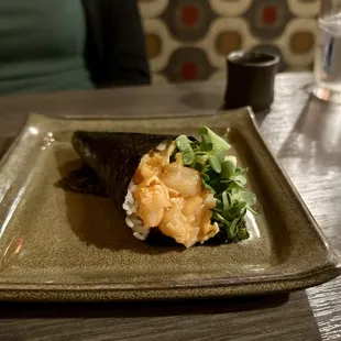 Spicy Scallop Hand Roll