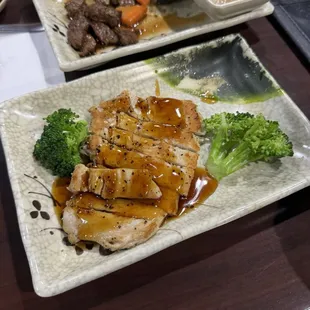 Teriyaki Chicken Hibachi Steak