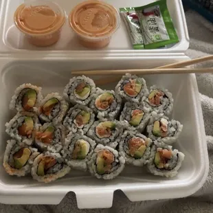 food, sushi and sashimi