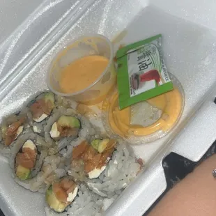 food, sushi and sashimi