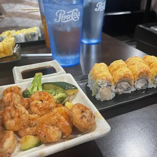 food, sushi and sashimi