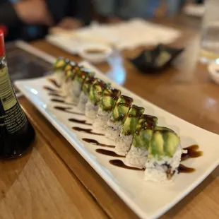 Roll with avocado and eel - @rayz