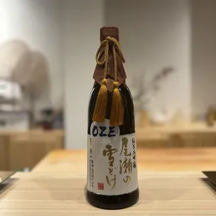 Sake! Goes really well with sushi.