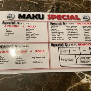 Lunch special