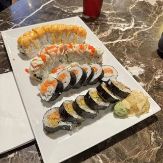 Salmon and Mango Roll