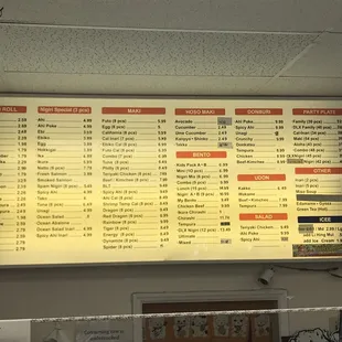 Menus and prices as of 4/25/21.