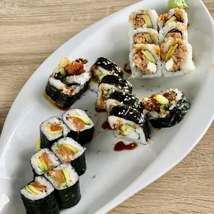 sushi, sashimi, food, sushi and sashimi