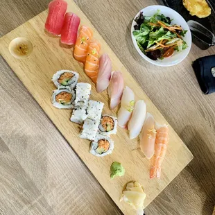 sashimi, sushi and sashimi, food, sushi