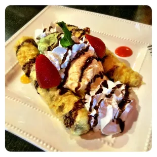 Fried Banana Split