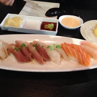 Red snapper, albacore, Ono, salmon, and yellowtail