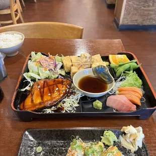 grilled fish, food