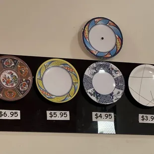 Plate prices when bar is running