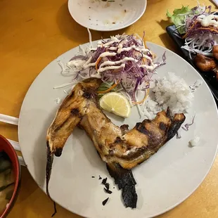 a plate of food
