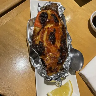 Spicy seafood bake. Soooo good!