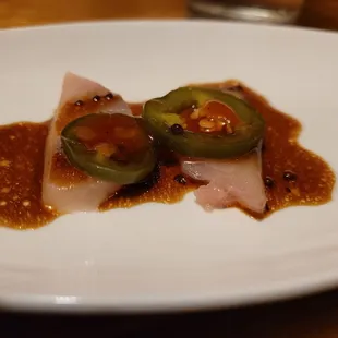 Jalapeño and white tuna app