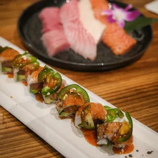 crazy yellowtail roll