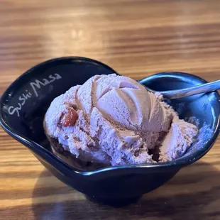 Red bean ice cream