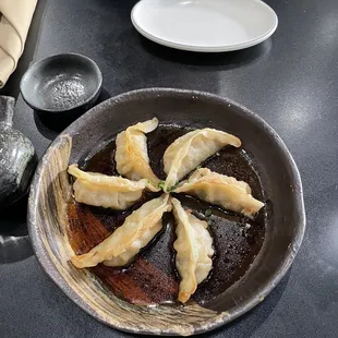 pork gyozas