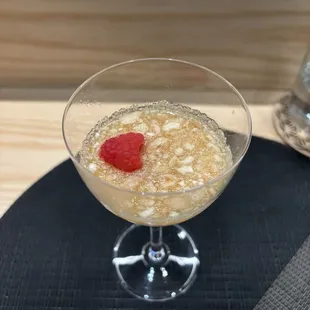 Peach jam Panna cotta