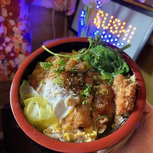 Chicken katsu Donburi (Rice Bowl)