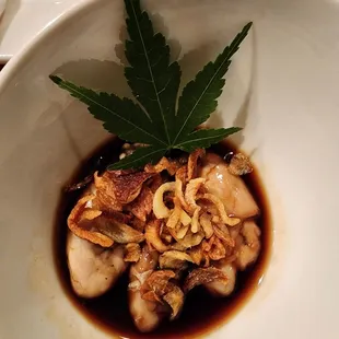 Special Oyster in yuzu sauce
