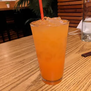 Non-alcoholic fizzy fruity drink (I don't remember what it's called)