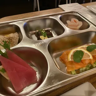 Sashimi chefs choice sampler