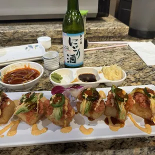 Spicy tuna on Crispy fried rice