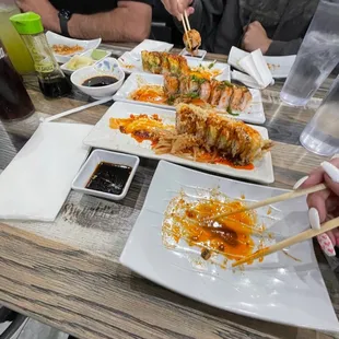 alcopulco, jalepeno, and amazing rolls miguel's style