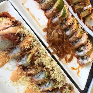 sushi and sashimi, food