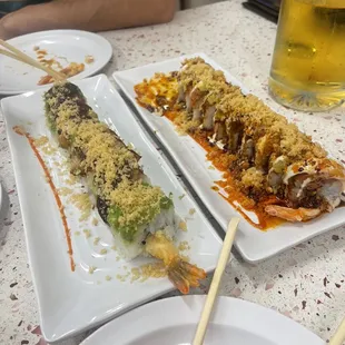 sashimi, sushi, sushi and sashimi, food