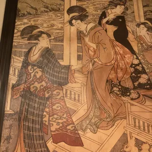 three women in kimono