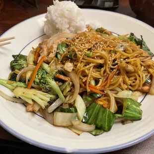 Seafood yakisoba